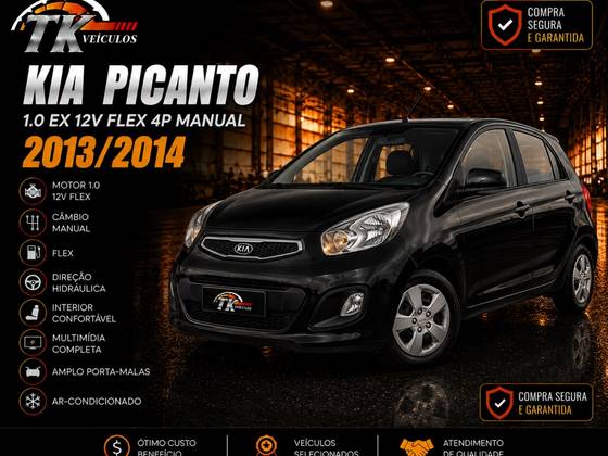 KIA PICANTO 1.0 EX 12V FLEX 4P MANUAL KIA PICANTO 1.0 EX 12V FLEX 4P MANUAL